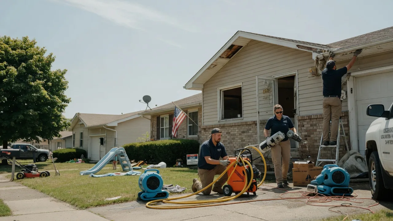 Water Damage Restoration in Bellflower, IL near me